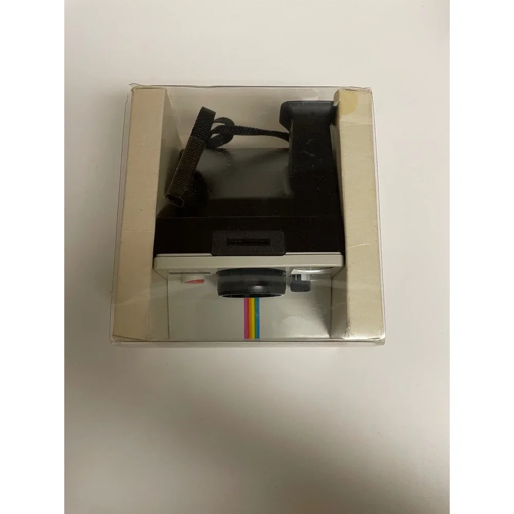 Vintage Polaroid OneStep Land Camera Rainbow Stripe SX-70 Film Camera in Box